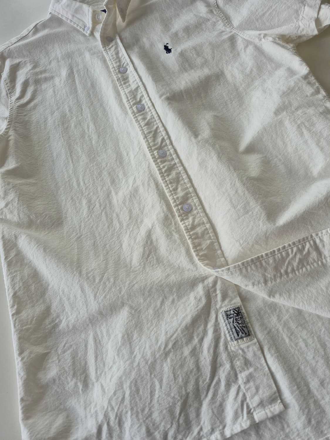 폴로 랄프로렌 화이트 반팔 셔츠 상품이미지6