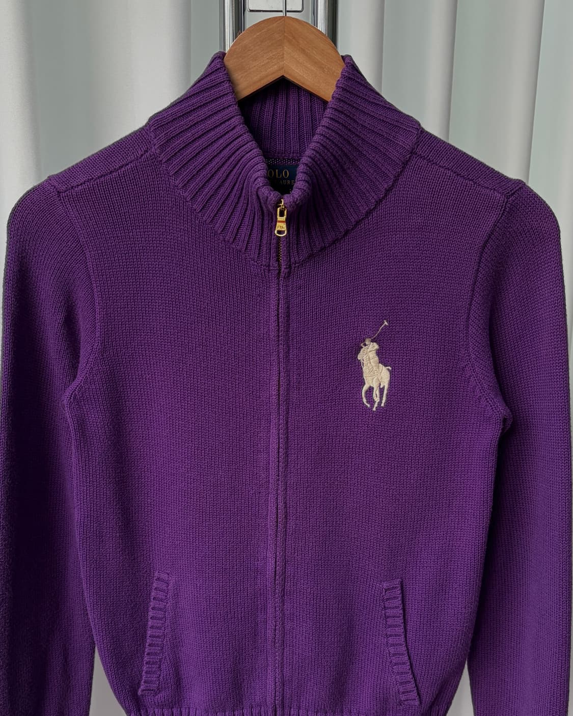 폴로 빅포니 니트 집업 상품이미지3