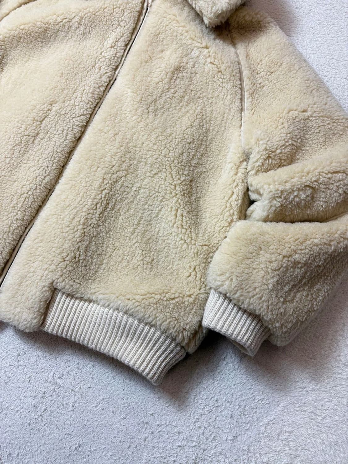 뮤제 MUSED 마르셀 페이크 시어링 무스탕 자켓 PN6837 상품이미지4