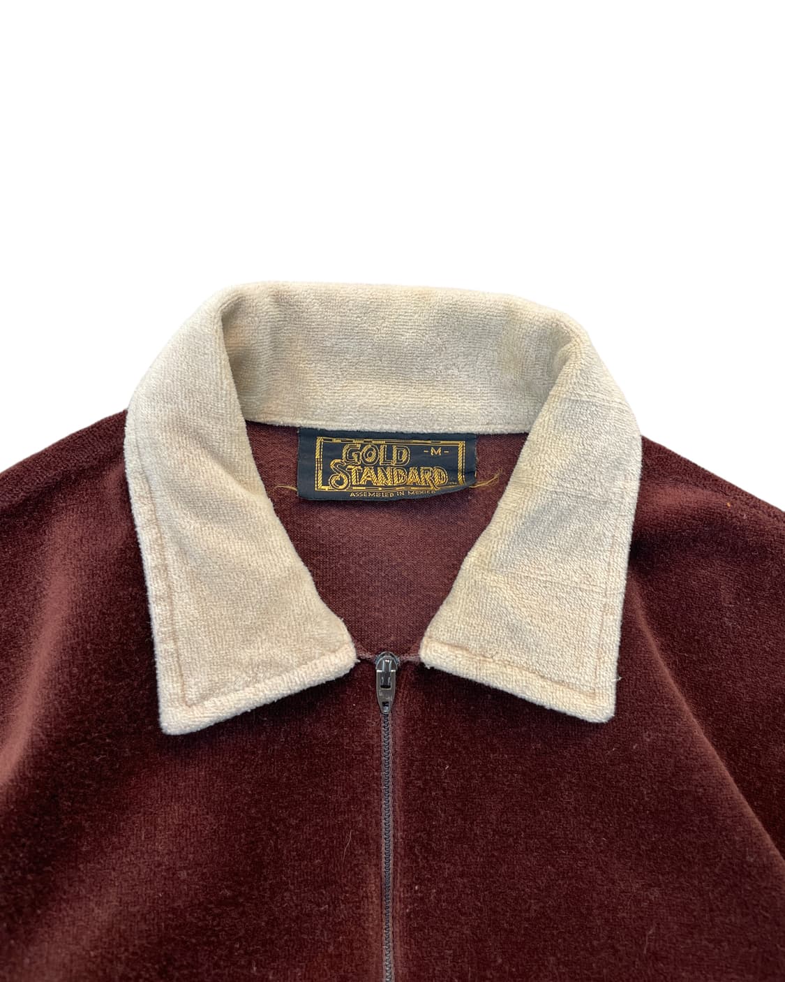 80’s Quater Zip Velour shirts 상품이미지2