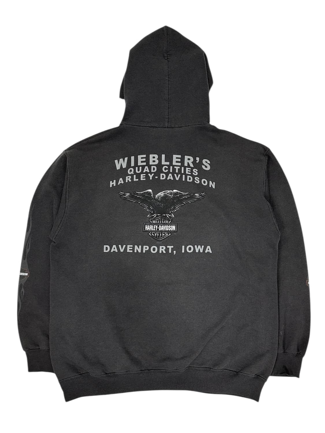 Harley-Davidson 플레임 로고 후드 (90s) 상품이미지5