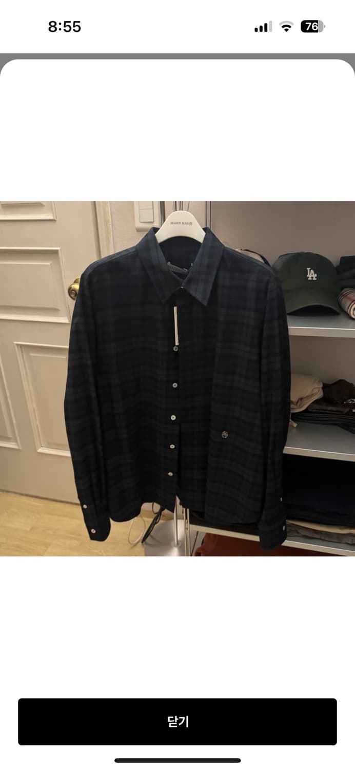 메종마레 > 90s Basic Check Shirts, Check 단종 상품이미지2