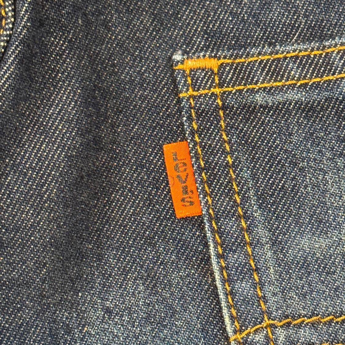 36inch) 리바이스 와이드 스트레이트 핏 워싱 데님 청바지 상품이미지4