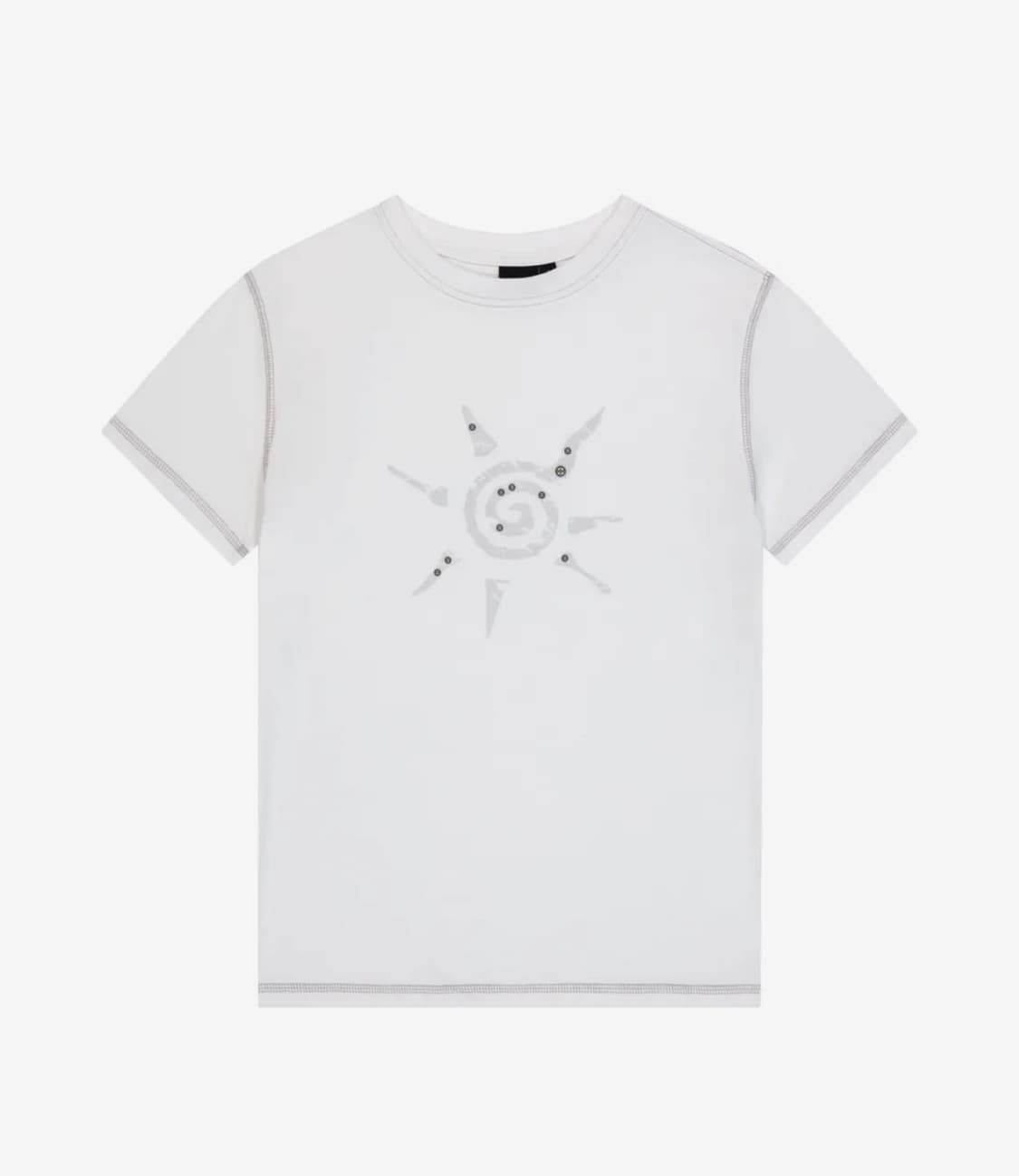 Studded Sun Half Top (White) 아캄 상품이미지1