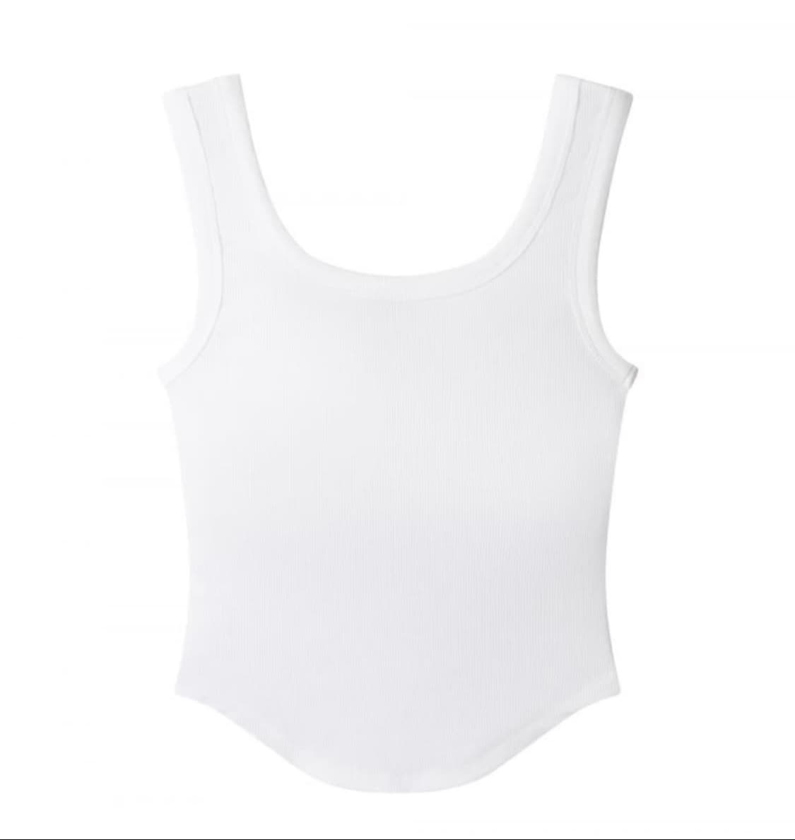 SLIM CURVE BRA SLEEVELESS (WHITE)  상품이미지2