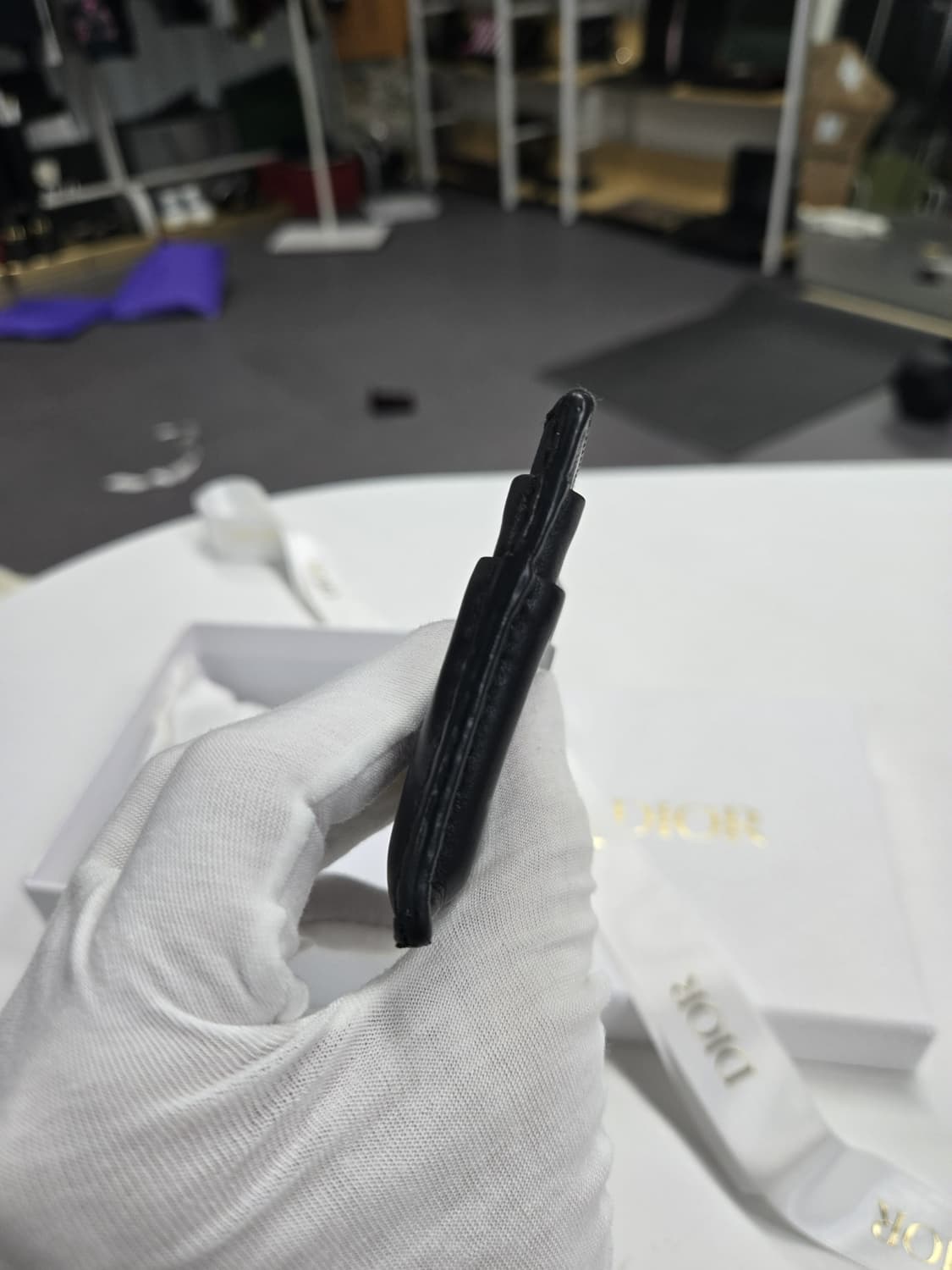 [A급컨디션]디올 로고 카드지갑 상품이미지4