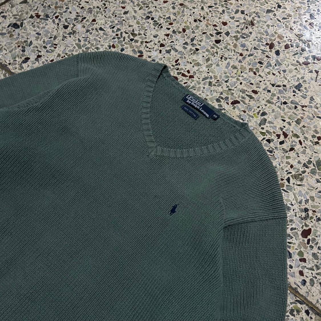폴로 랄프로렌(POLO RalphLauren)그린 코튼 니트 상품이미지2