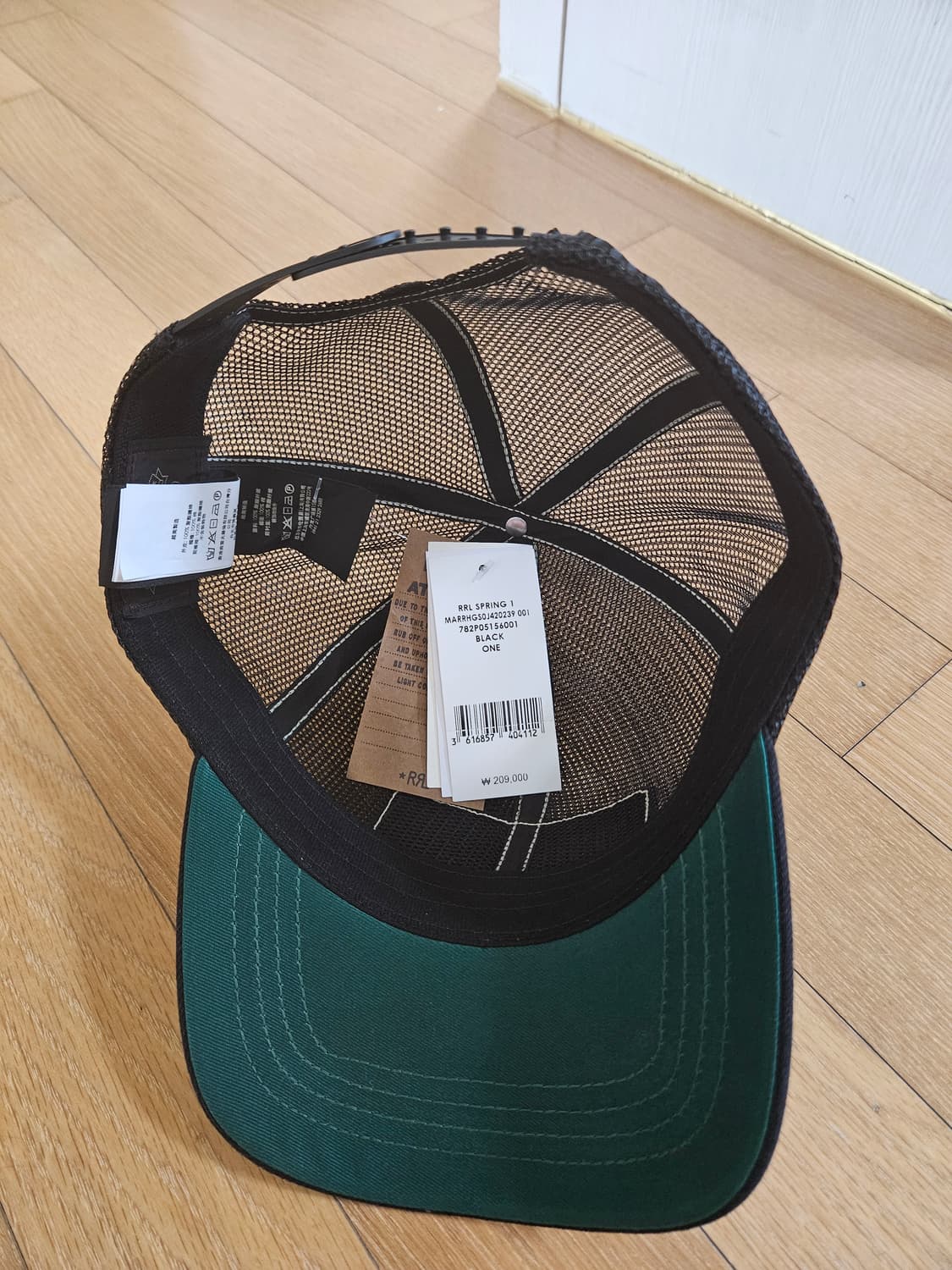 rrl 데님 빌 메시 트러커 캡 상품이미지3