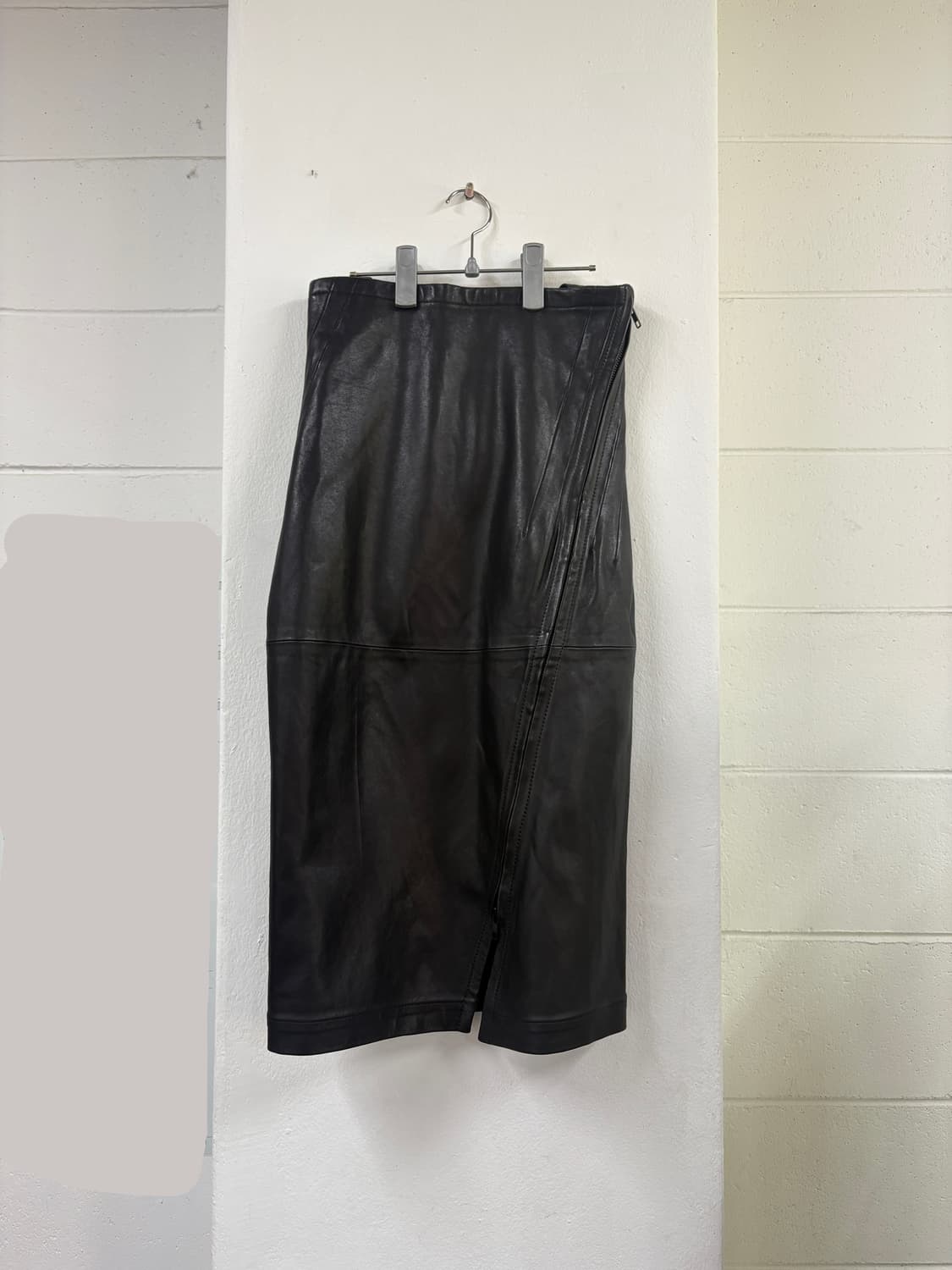 Ann demeulemeester leather skirt 상품이미지3