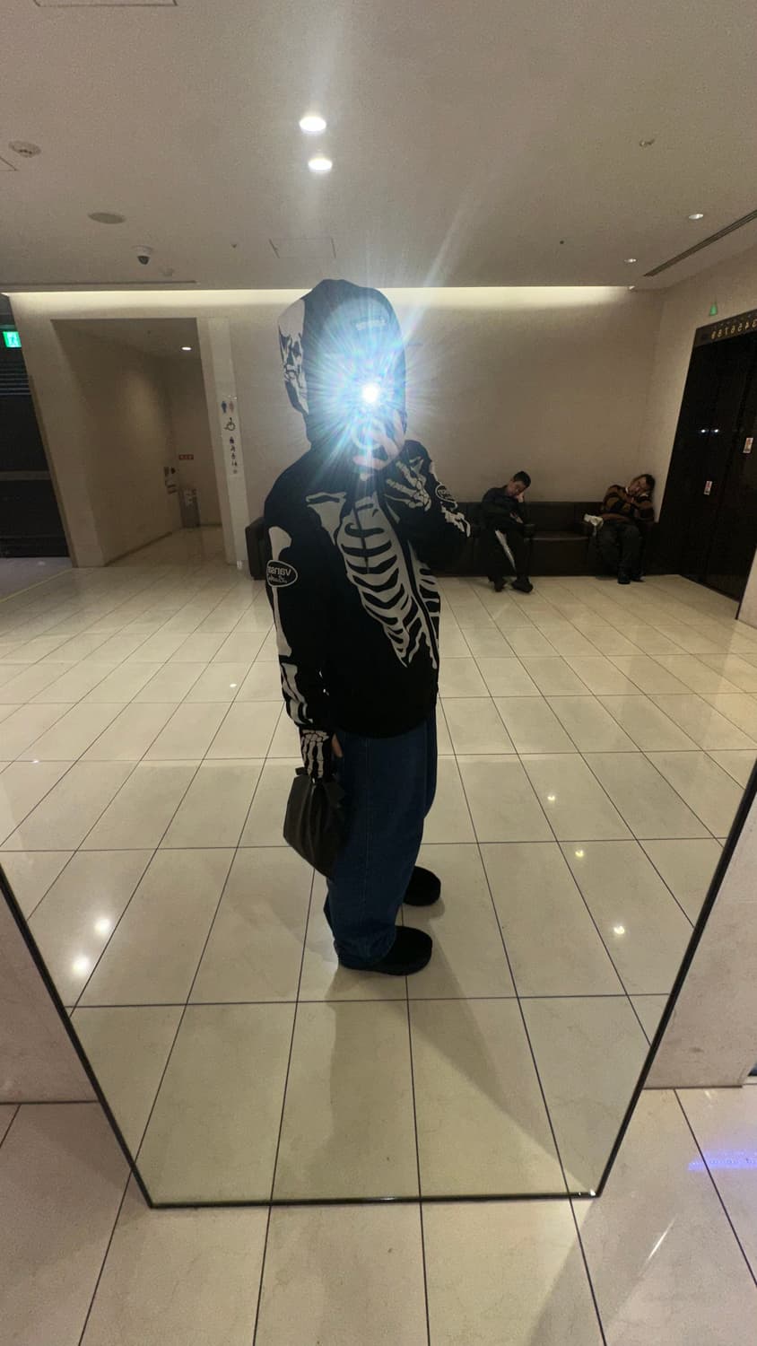 벤슨 본 스켈레톤 넥 워머 후드집업 상품이미지6