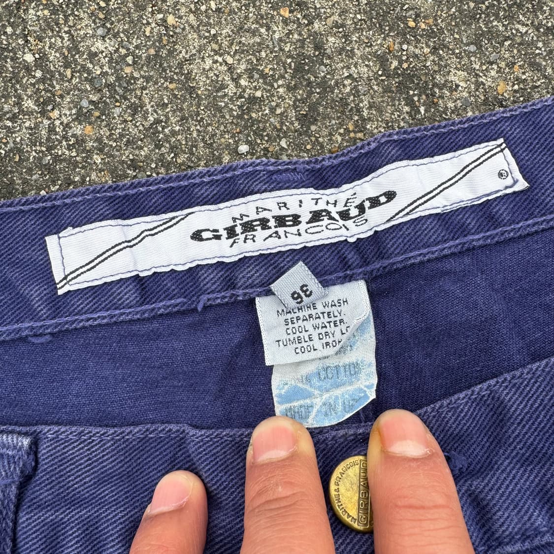 [36] 90s 마리떼 프링소와 저버 코튼 팬츠 상품이미지10