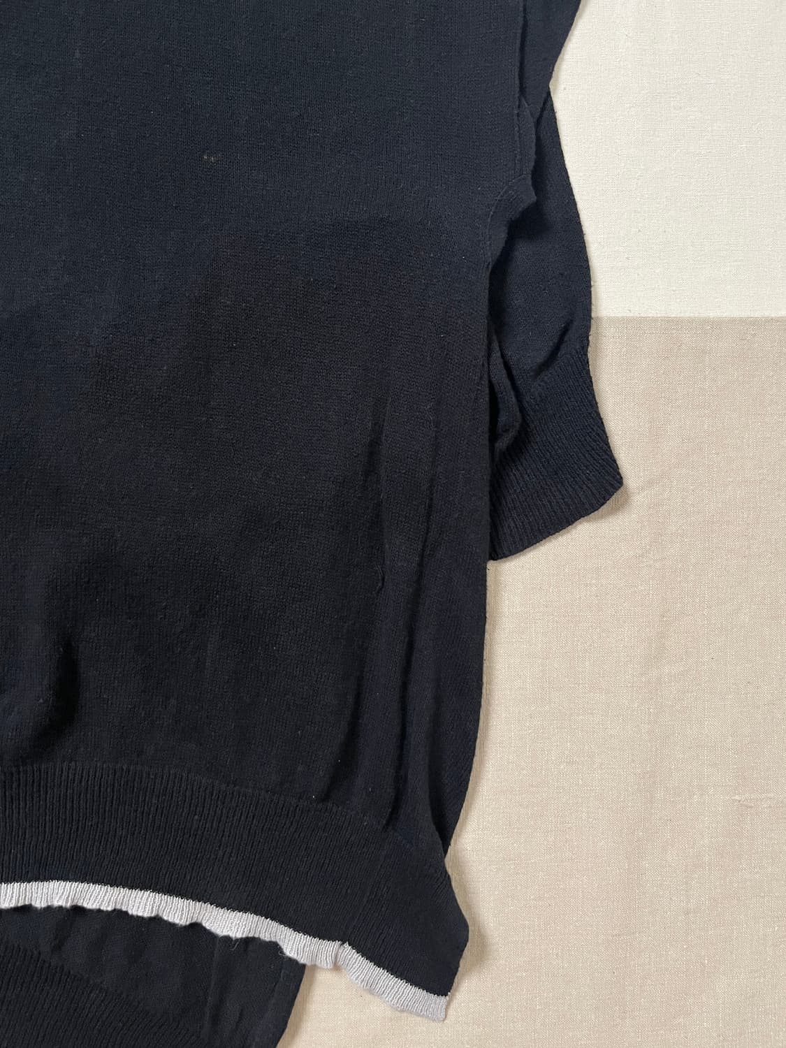 요지야마모토 2way 니트 원피스 yohji 레이어드  상품이미지8