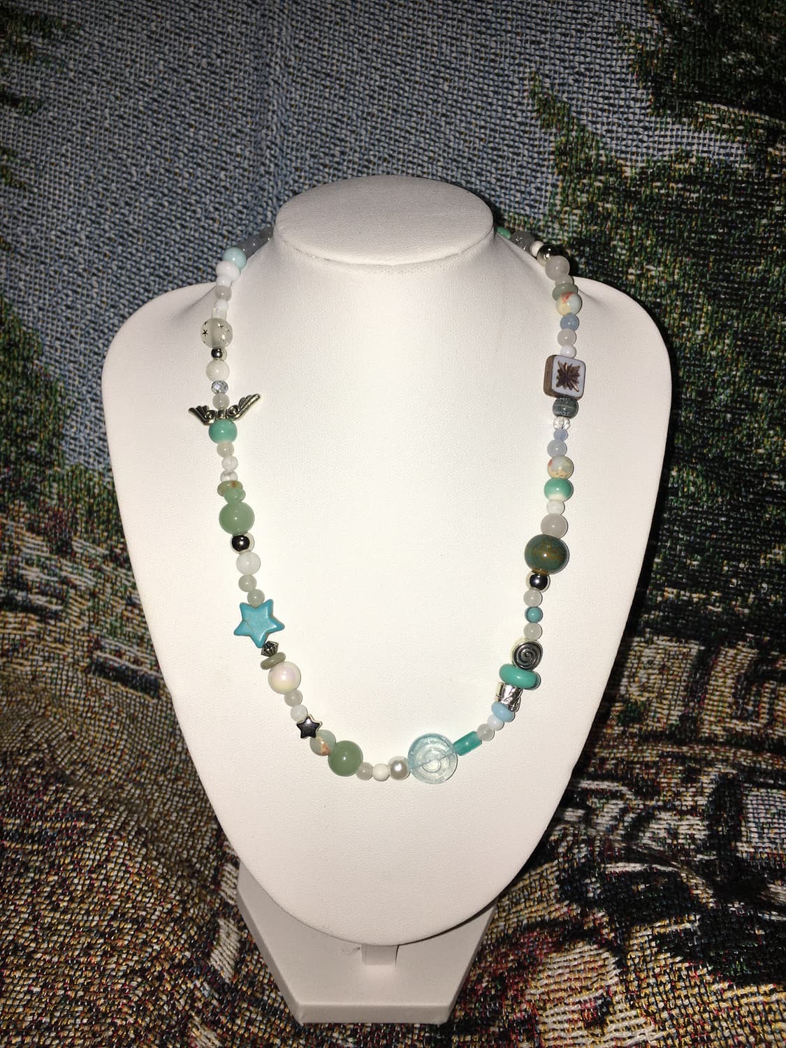 Mint starry necklace ✧༚。 상품이미지6