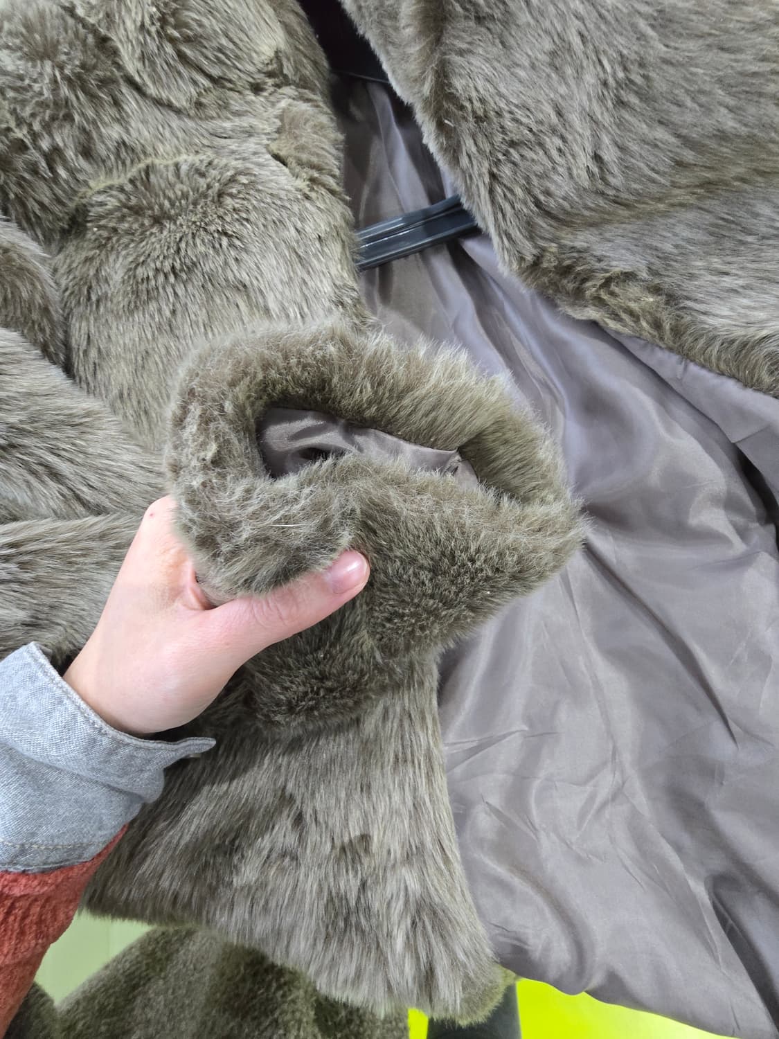 일본 빈티지 퍼 자켓 L 상품이미지8