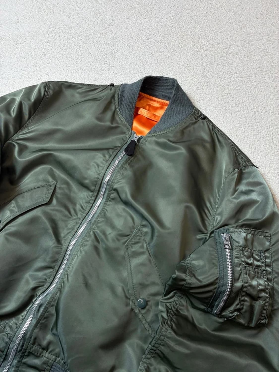 알파인더스트리 90's L-2B 블루종 자켓 PN7963 상품이미지2