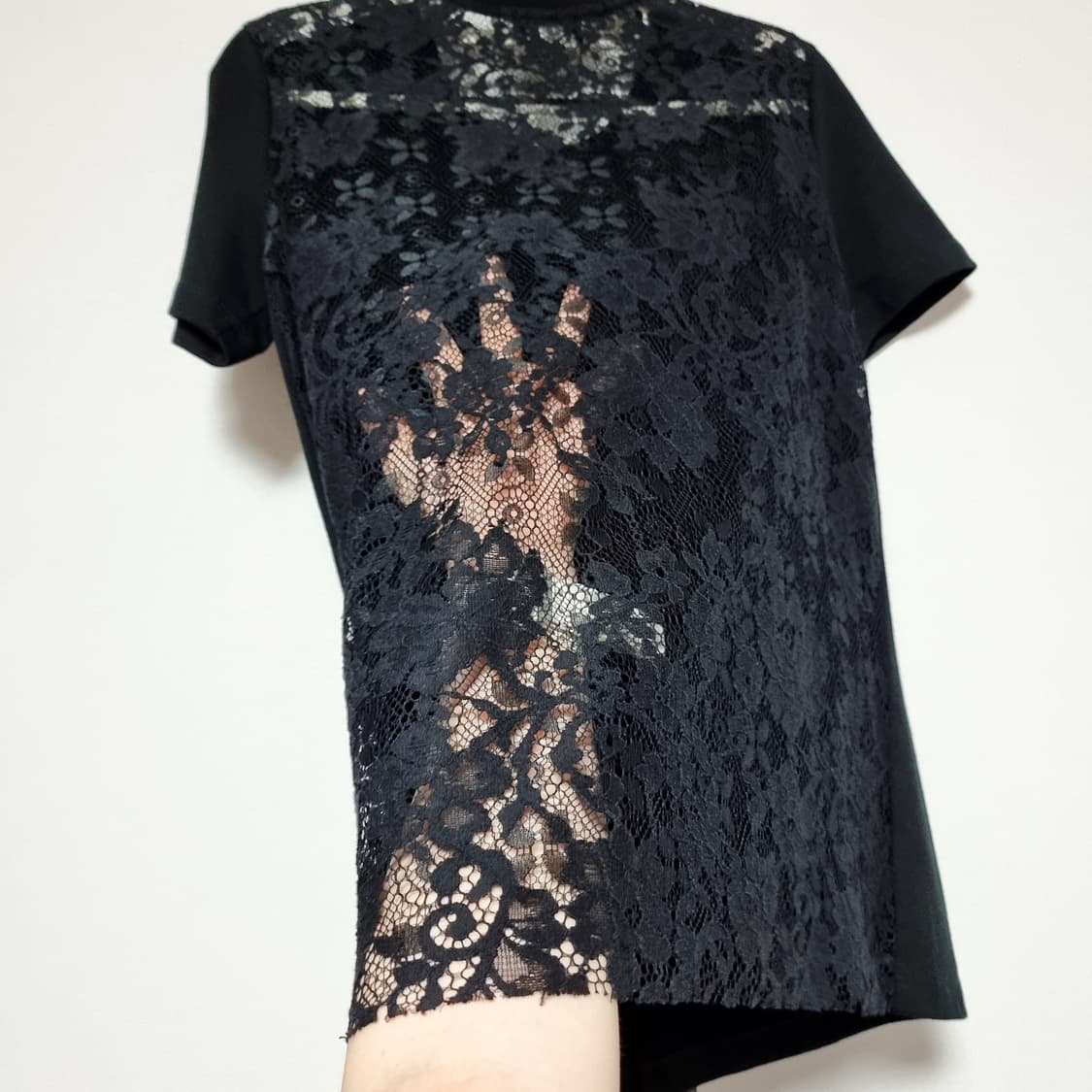 에르마노 설비노 백시스루 레이스백 코튼티 (4455/38) 미시착 새상품 상품이미지1