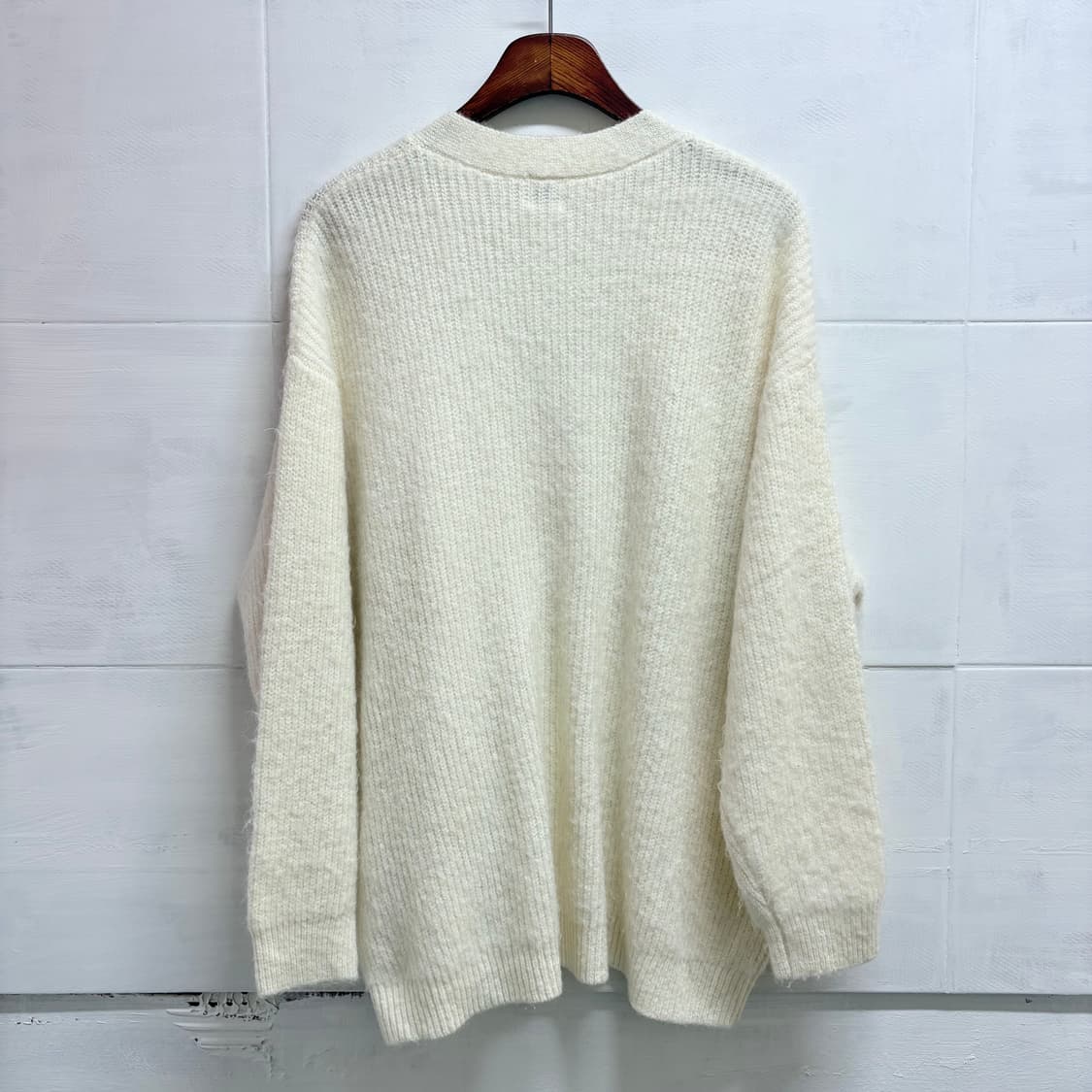 ungrid 언그리드 아이보리 루즈핏 니트 가디건  상품이미지5