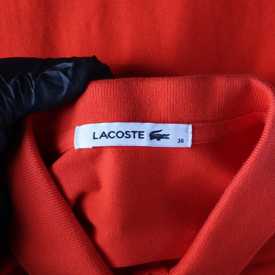 라코스테 우먼스 슬림핏 피케 원피스 레드 36 상품이미지6