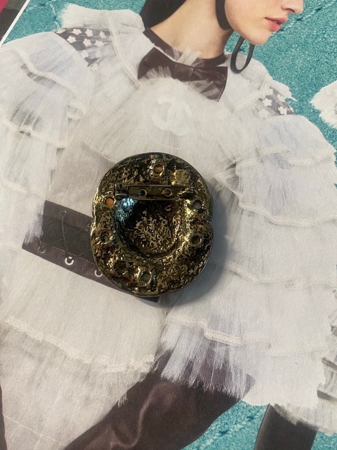 빈티지 오팔빛 앤틱 브로치 상품이미지5