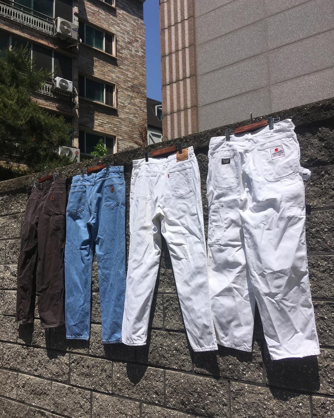 36 미국생산 리바이스550 화이트바지 상품이미지7