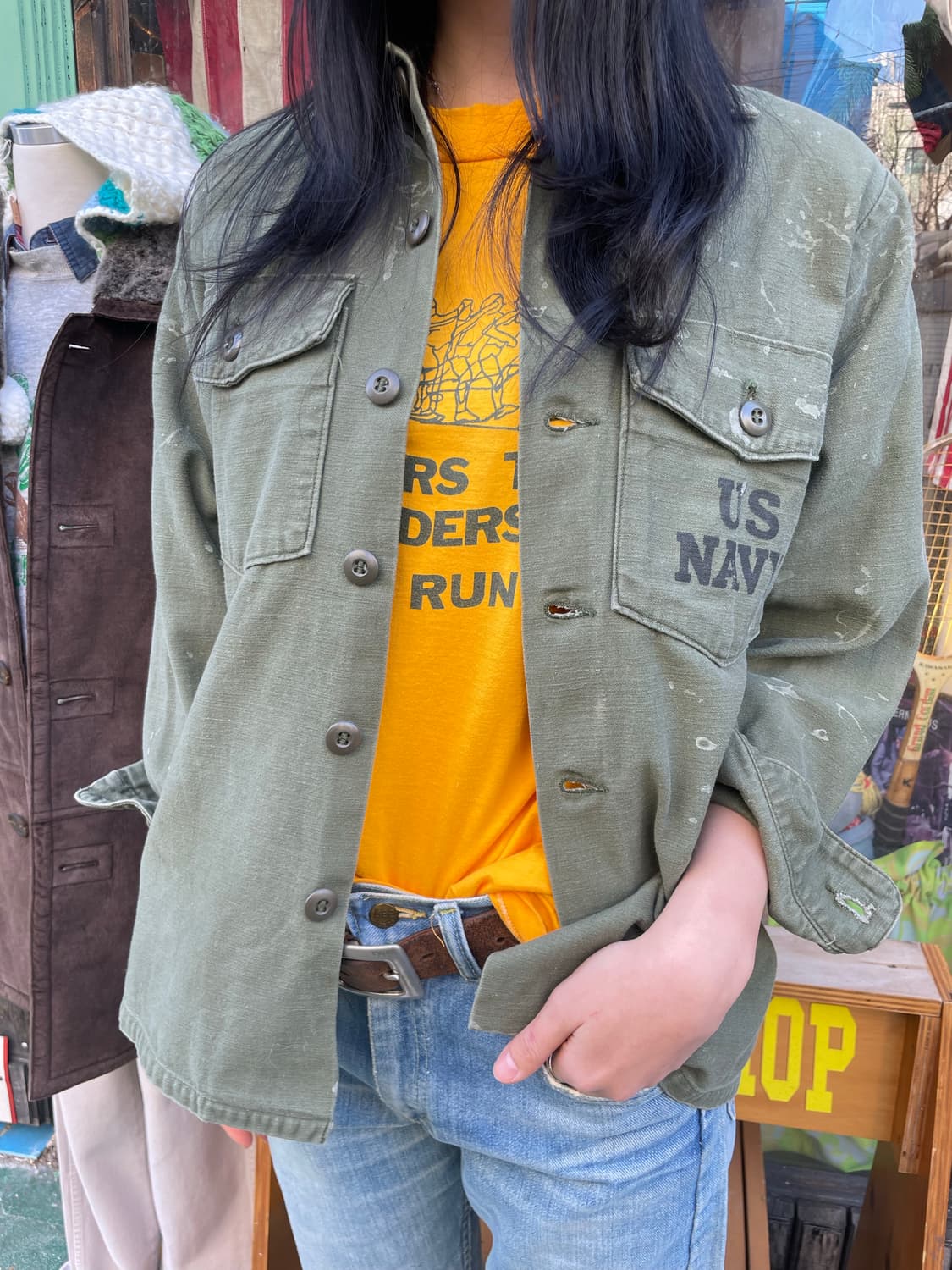 70s US NAVY OG-107 Utility Shirt 상품이미지2