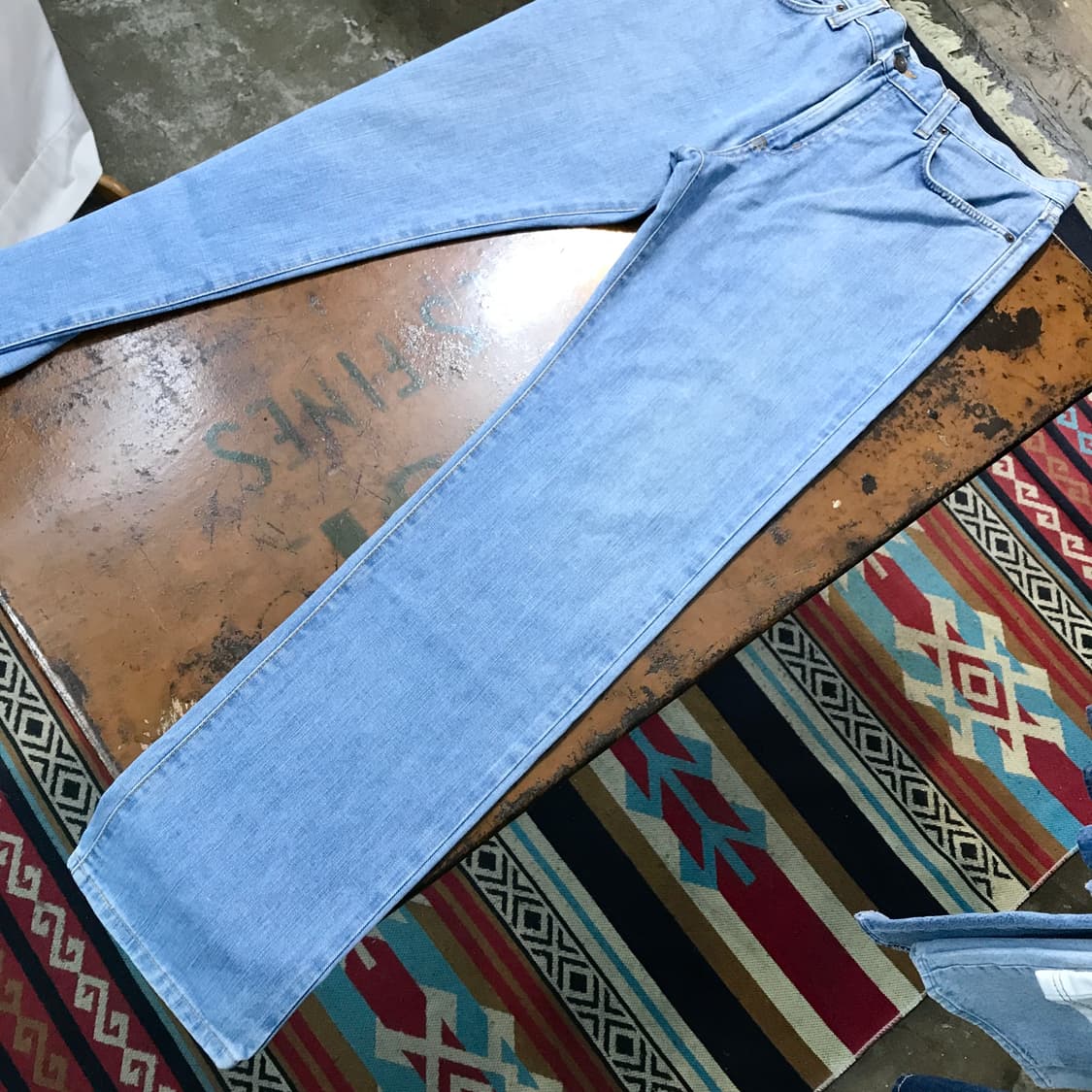 Japan 에드윈 403 연중청 데님 팬츠 허리 34 35  상품이미지4