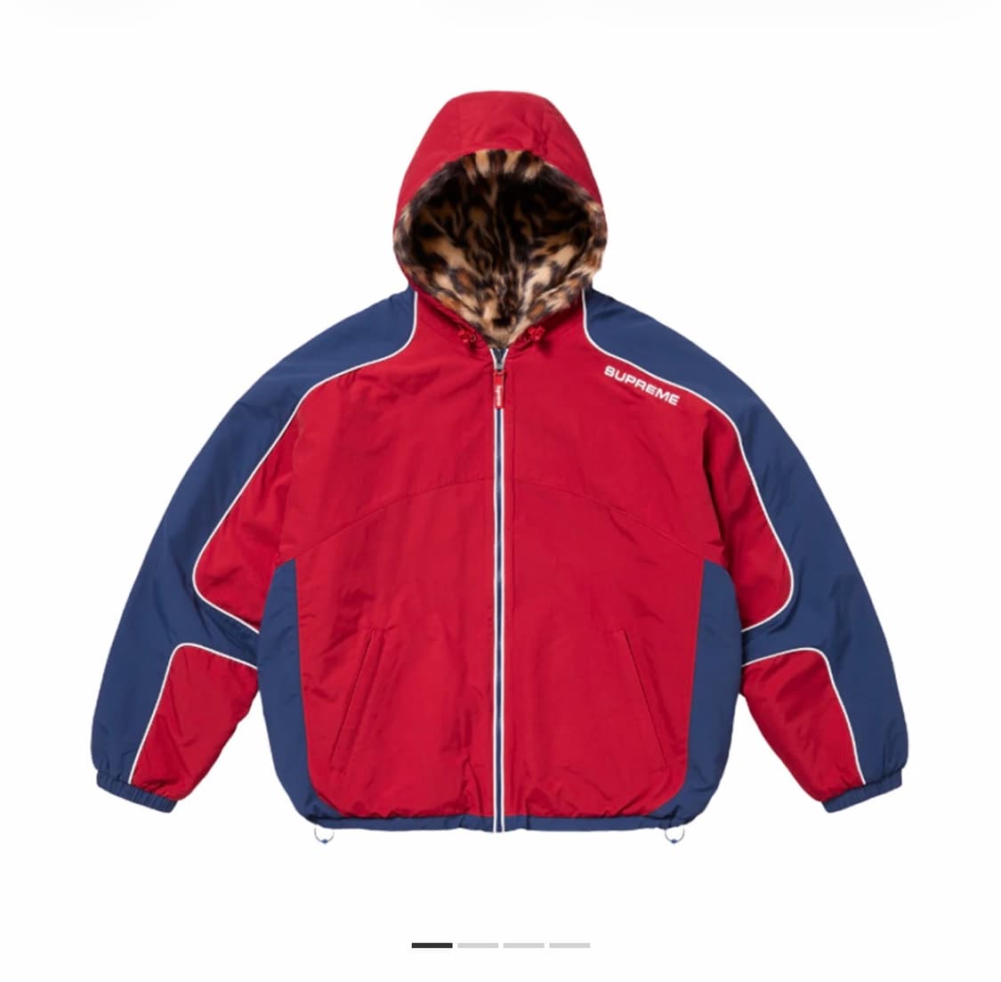 슈프림 포우 퍼 리버시블 후드 트랙 자켓 레드 L 상품이미지2