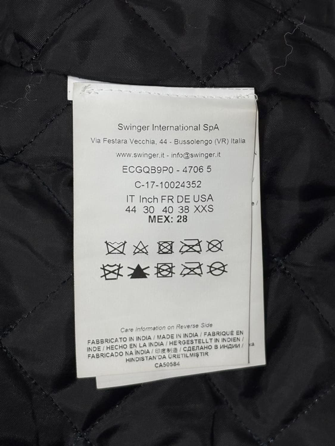 베르사체 진스 벨티드 더블라이더 가죽자켓 상품이미지8