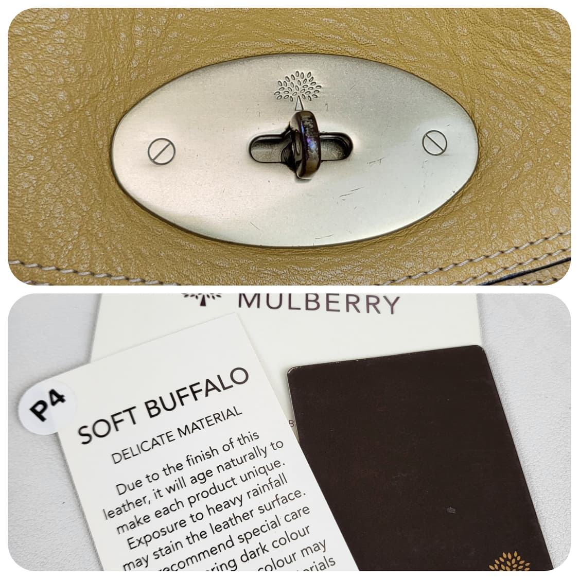 정품 멀버리 알렉사백 머스터드 미듐 상품이미지8