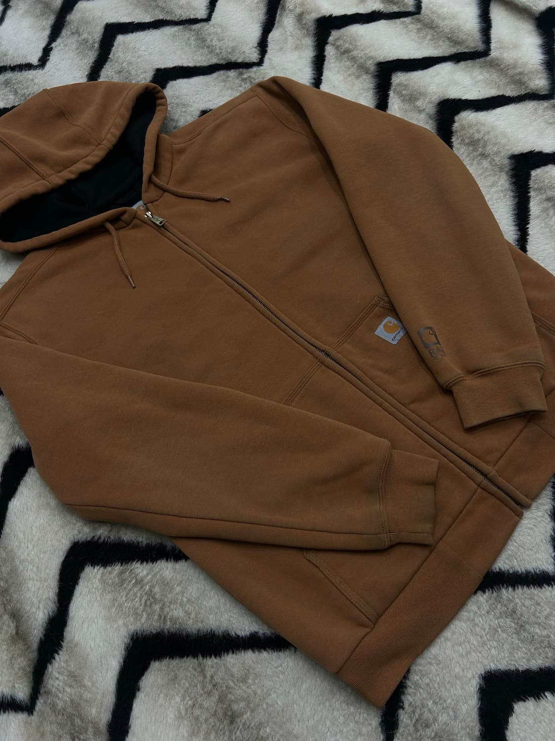 [S]칼하트 레인 디펜더 후드집업 상품이미지2