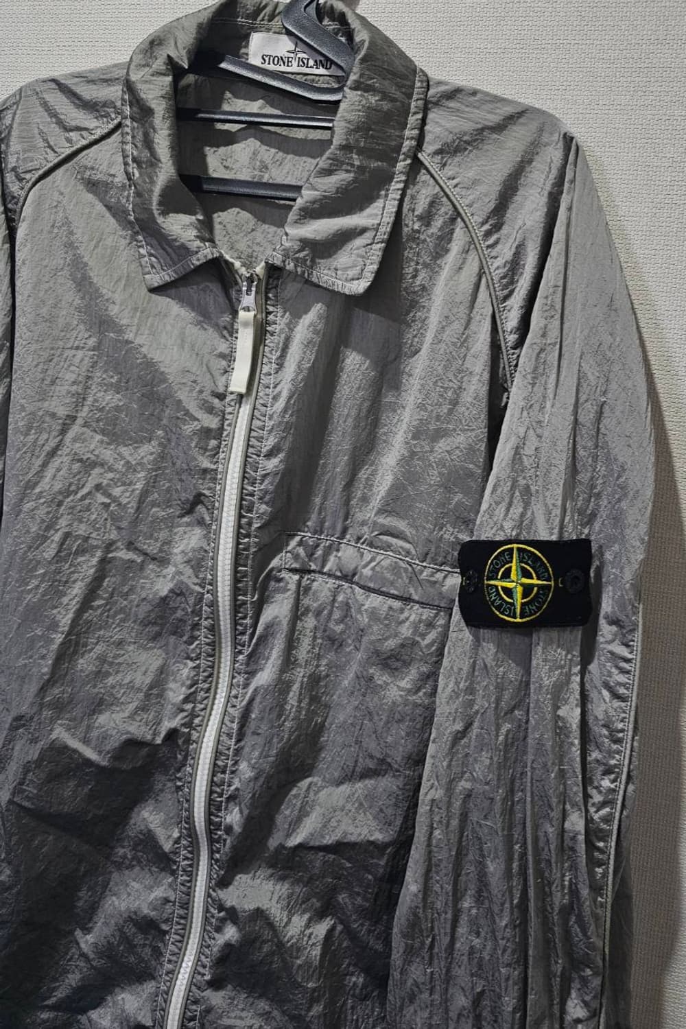 [백화점판/S급] 22SS 스톤아일랜드 나일론메탈 오버셔츠 자켓 105 상품이미지2