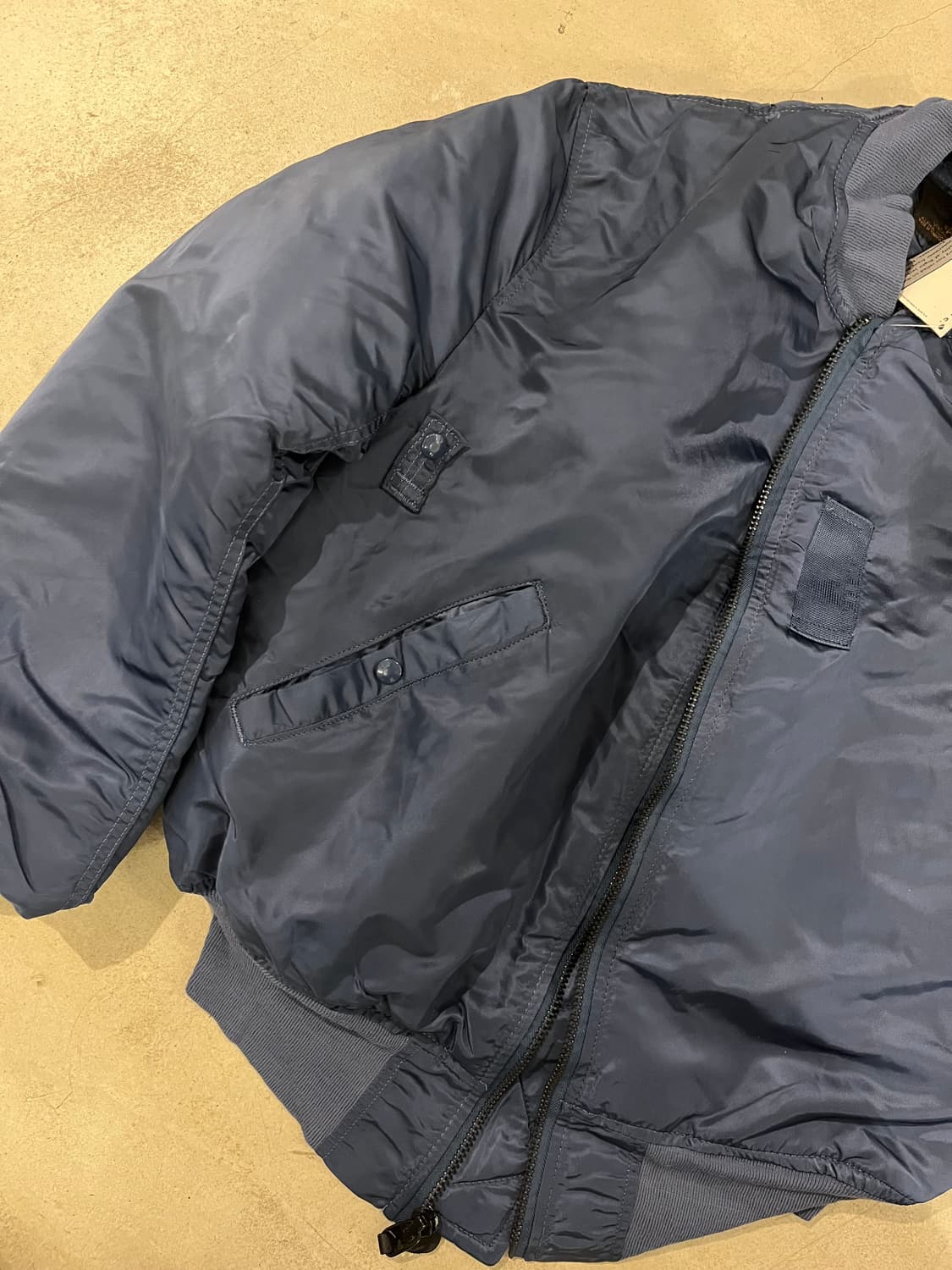 빈티지 알파 MA-1 에어포스 컬러 상품이미지5