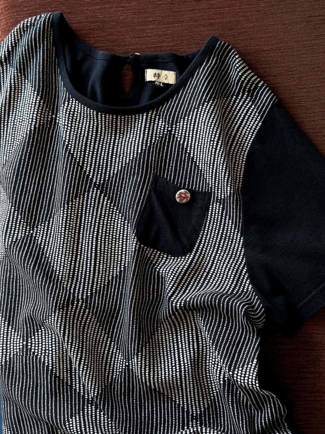 Multi patterned design rayon cotton tee 상품이미지1