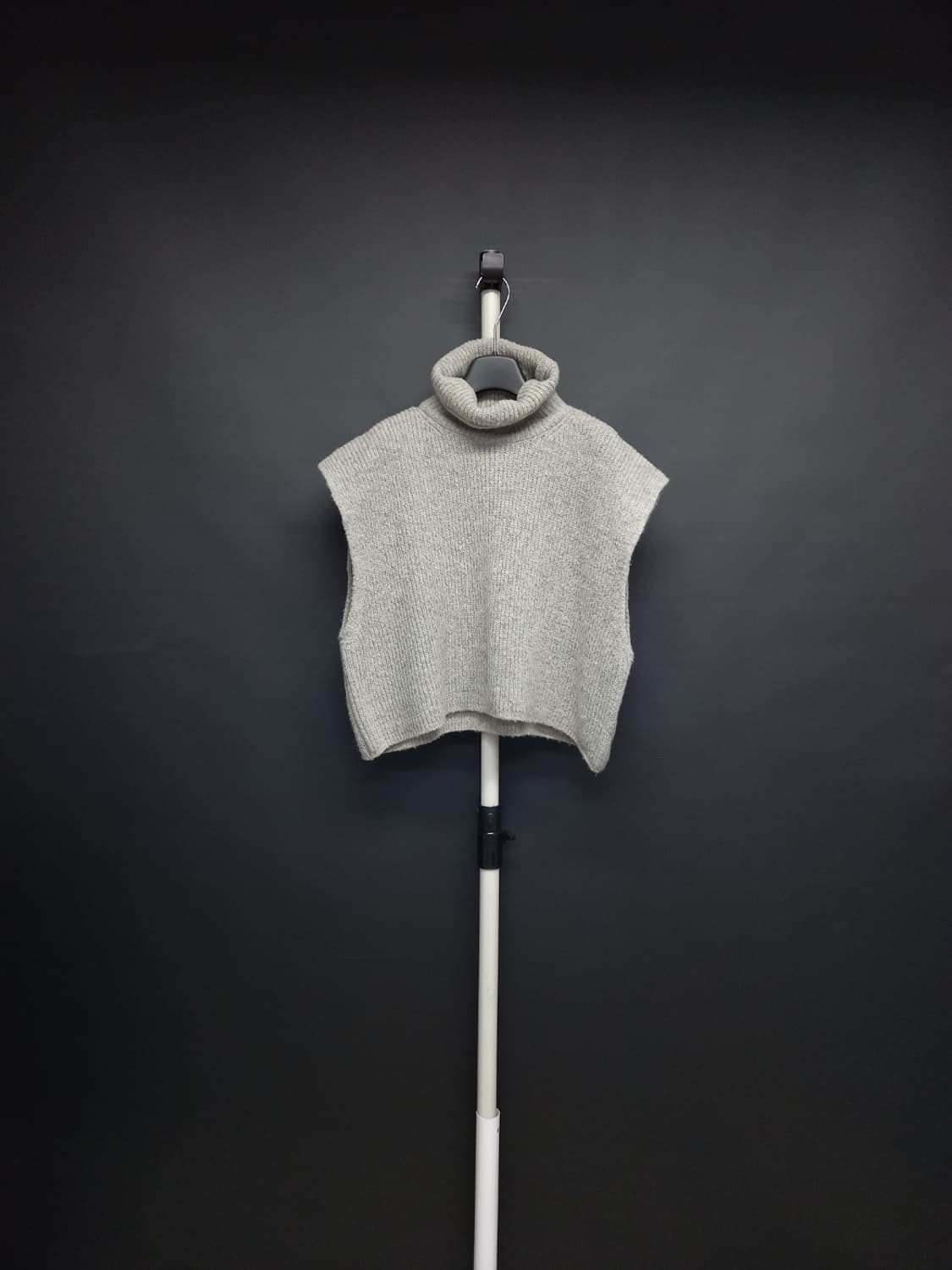 AHOY 아호이 춘추동 하이넥 루즈박시핏 베스트 F 33-66 상품이미지1