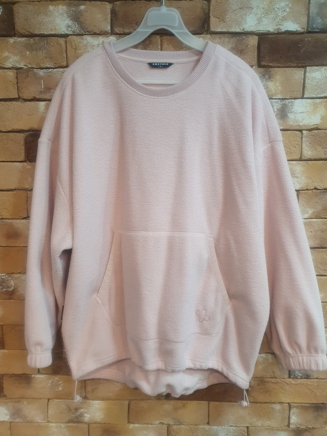 젝시믹스 핑크 플리스 맨투맨 F 상품이미지1