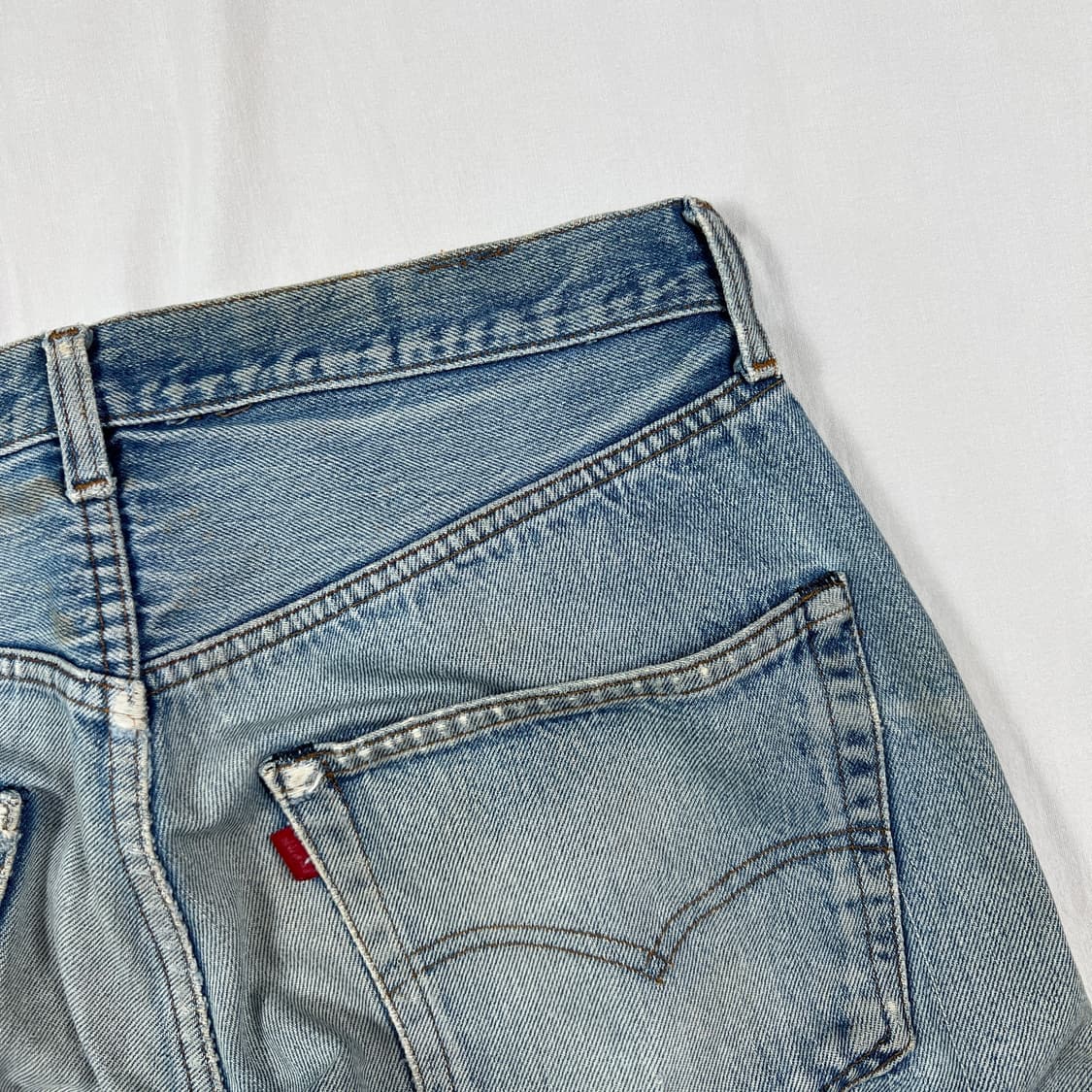 80’s 리바이스 levis 501 데님 쇼트팬츠 청반바지 상품이미지7