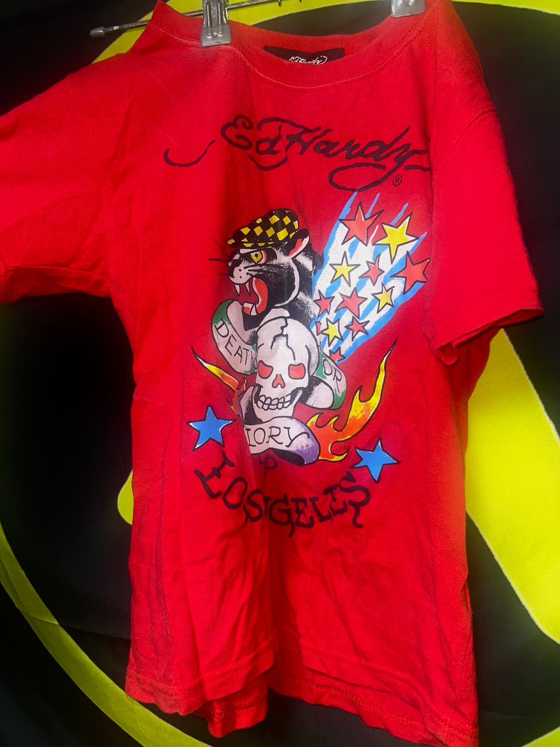 Ed hardy  스컬 프린팅 로스앤젤레스 반팔티 상품이미지1