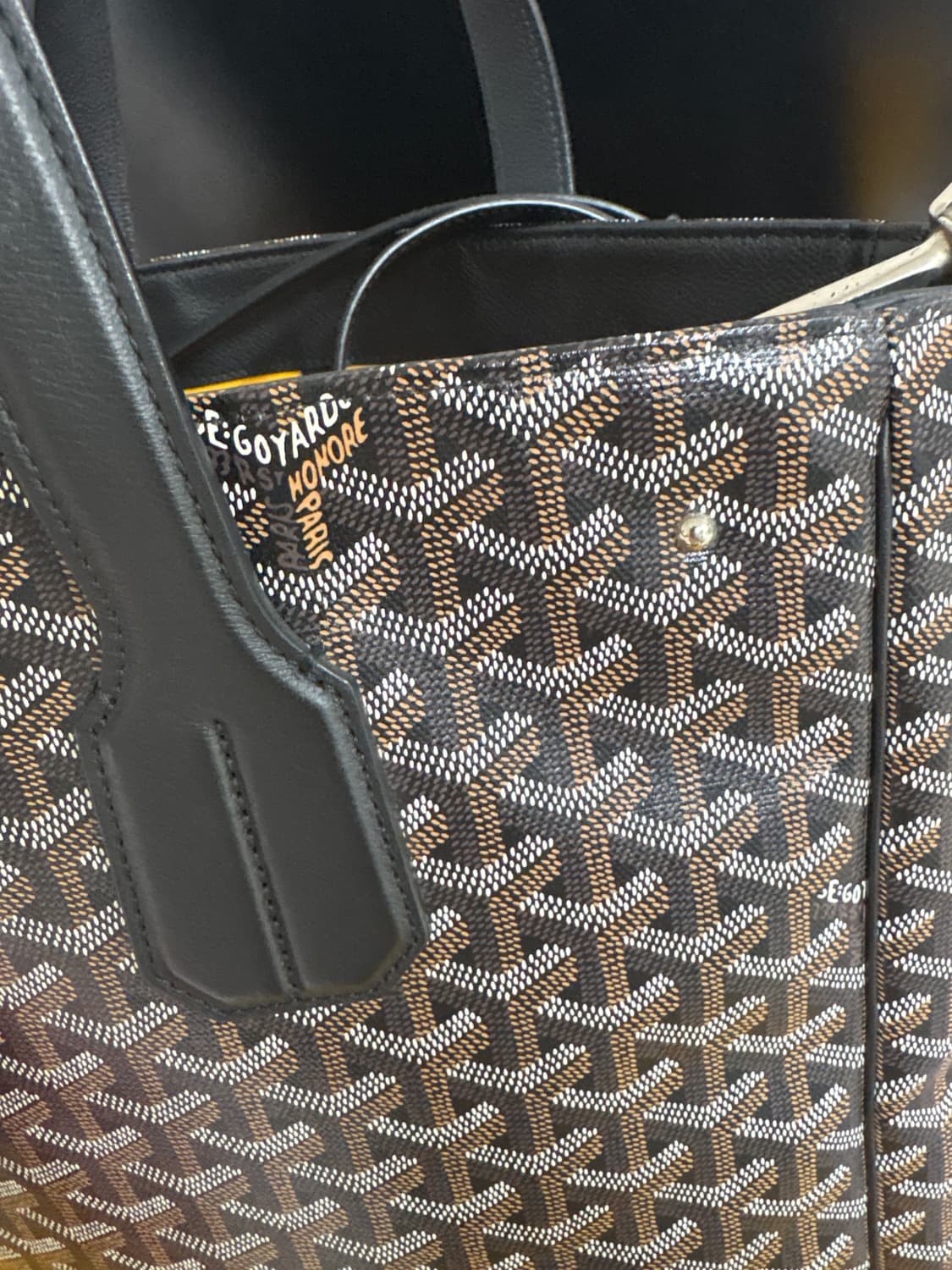 고야드 볼테르 백 블랙 상품이미지7