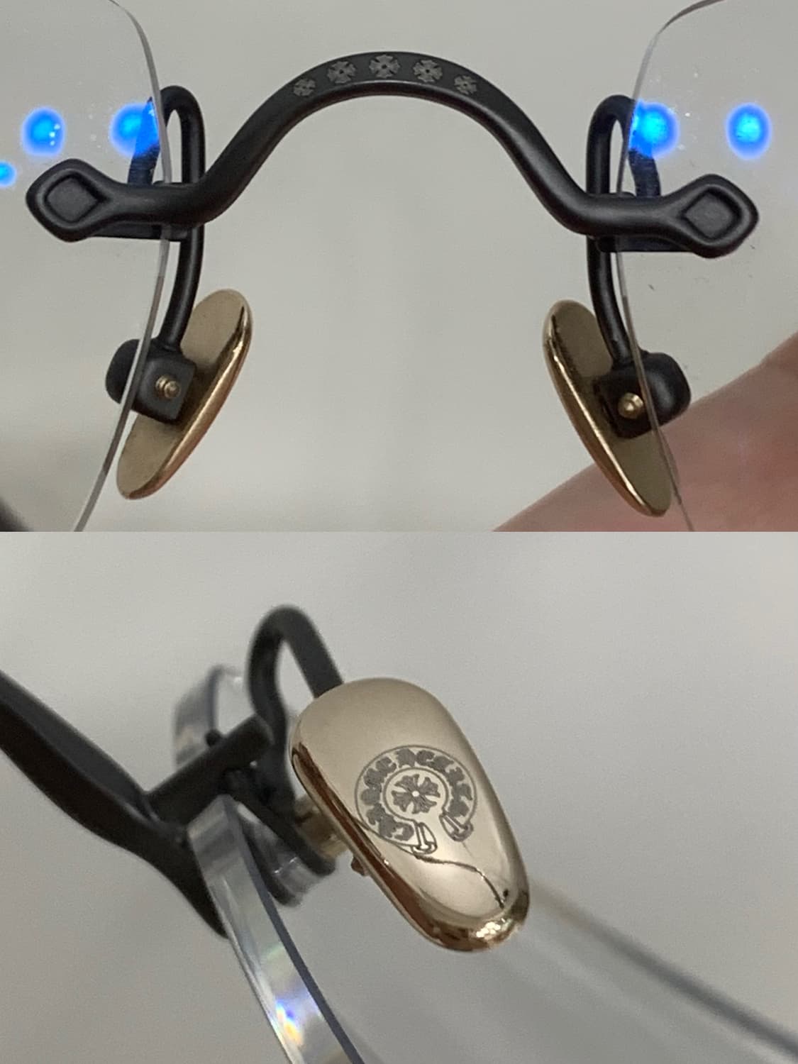 크롬하츠 필스3 [ORB-FL] 안경 그레이&골드 컬러 상품이미지7