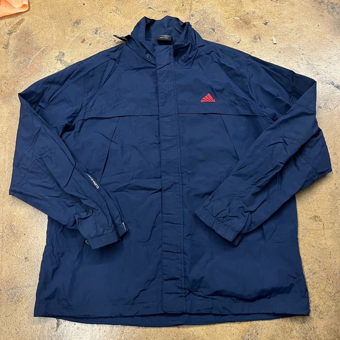 [정품/110] 아디다스 네이비 바람막이 자켓 b8 상품이미지2