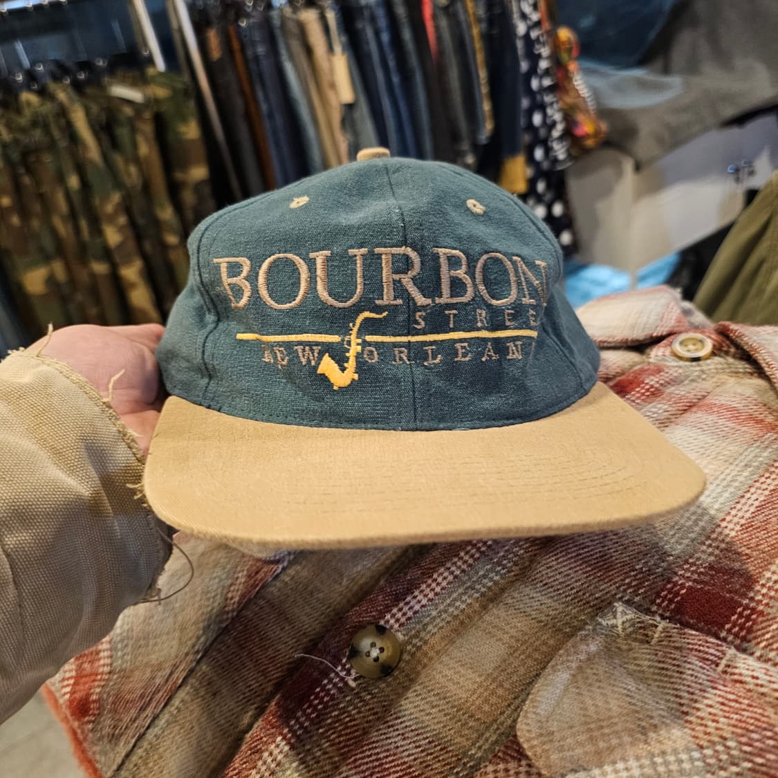 Bourbon 빈티지 캡 모자 상품이미지1