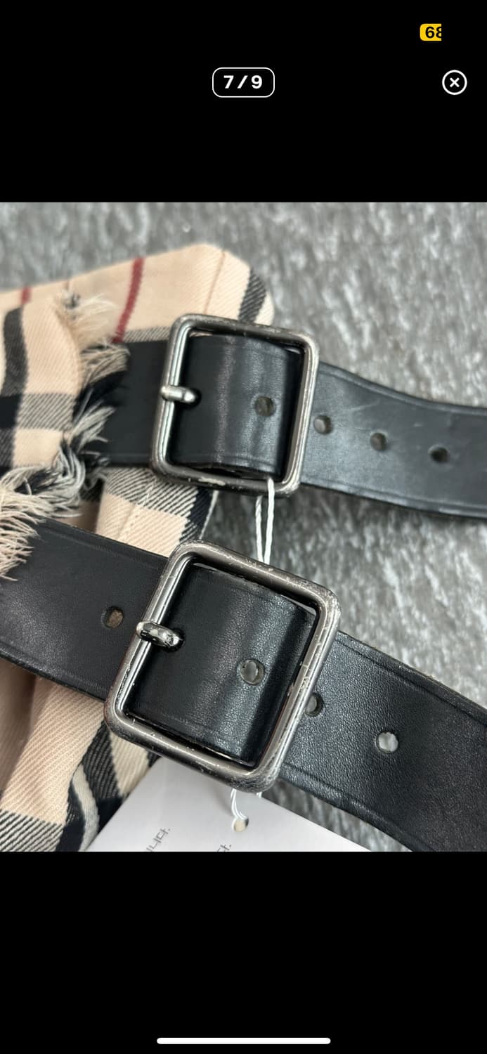 버버리 런던 체크 버클 미니스커트 랩스커트 상품이미지7