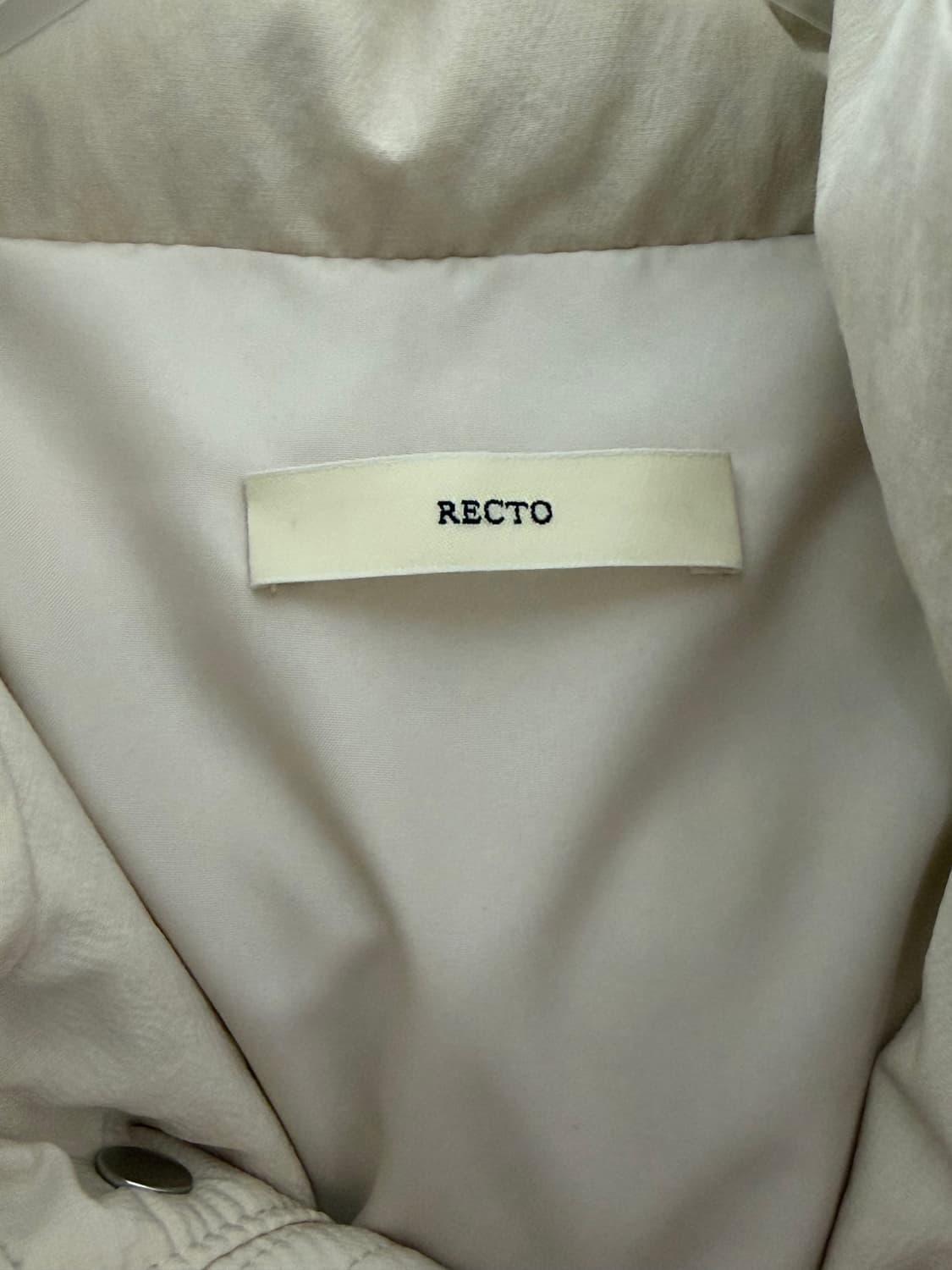 RECTO 렉토 버틀러 푸퍼 아이보리 여성용 상품이미지7