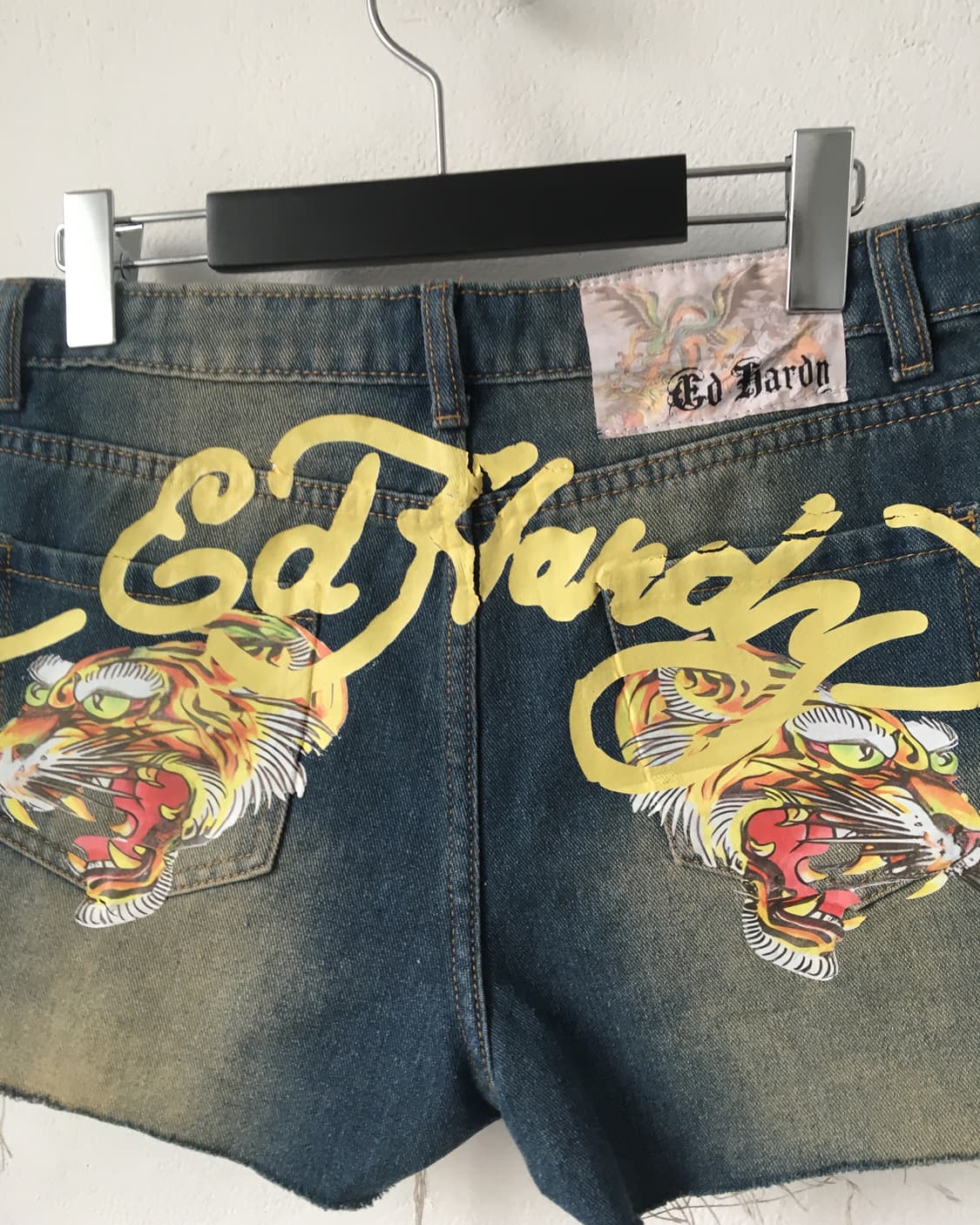 Edhardy printing denim short 상품이미지4