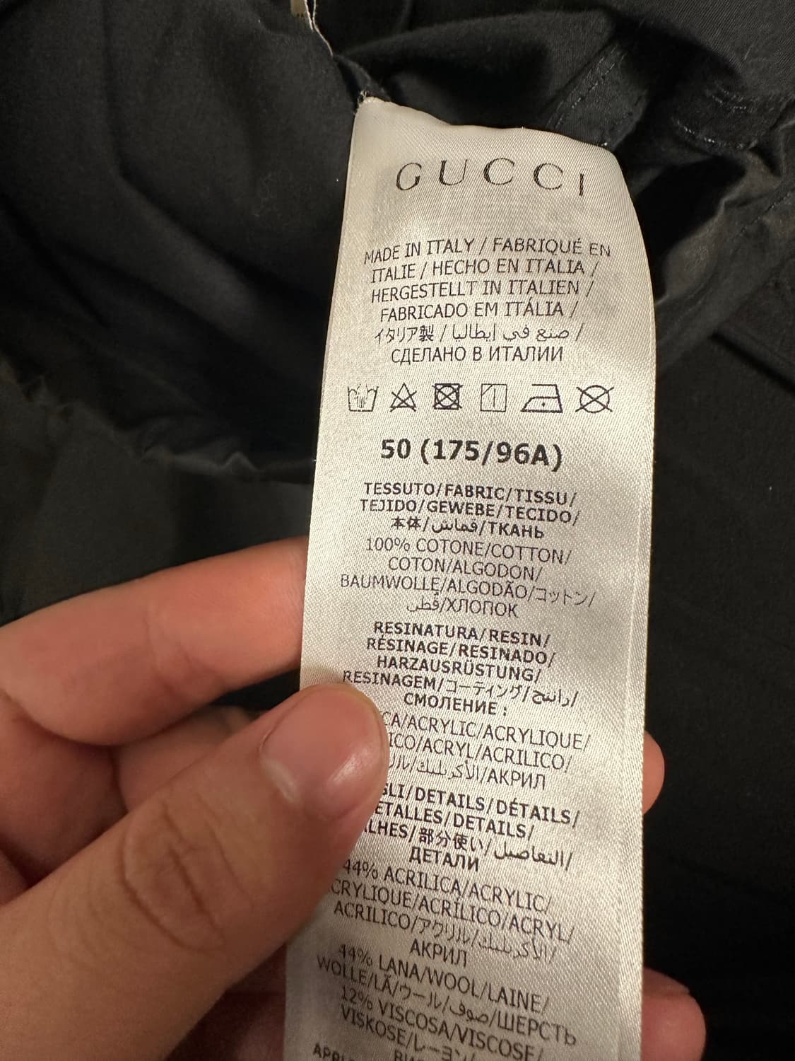 [50사이즈]구찌 삼선띠 아노락 상품이미지2