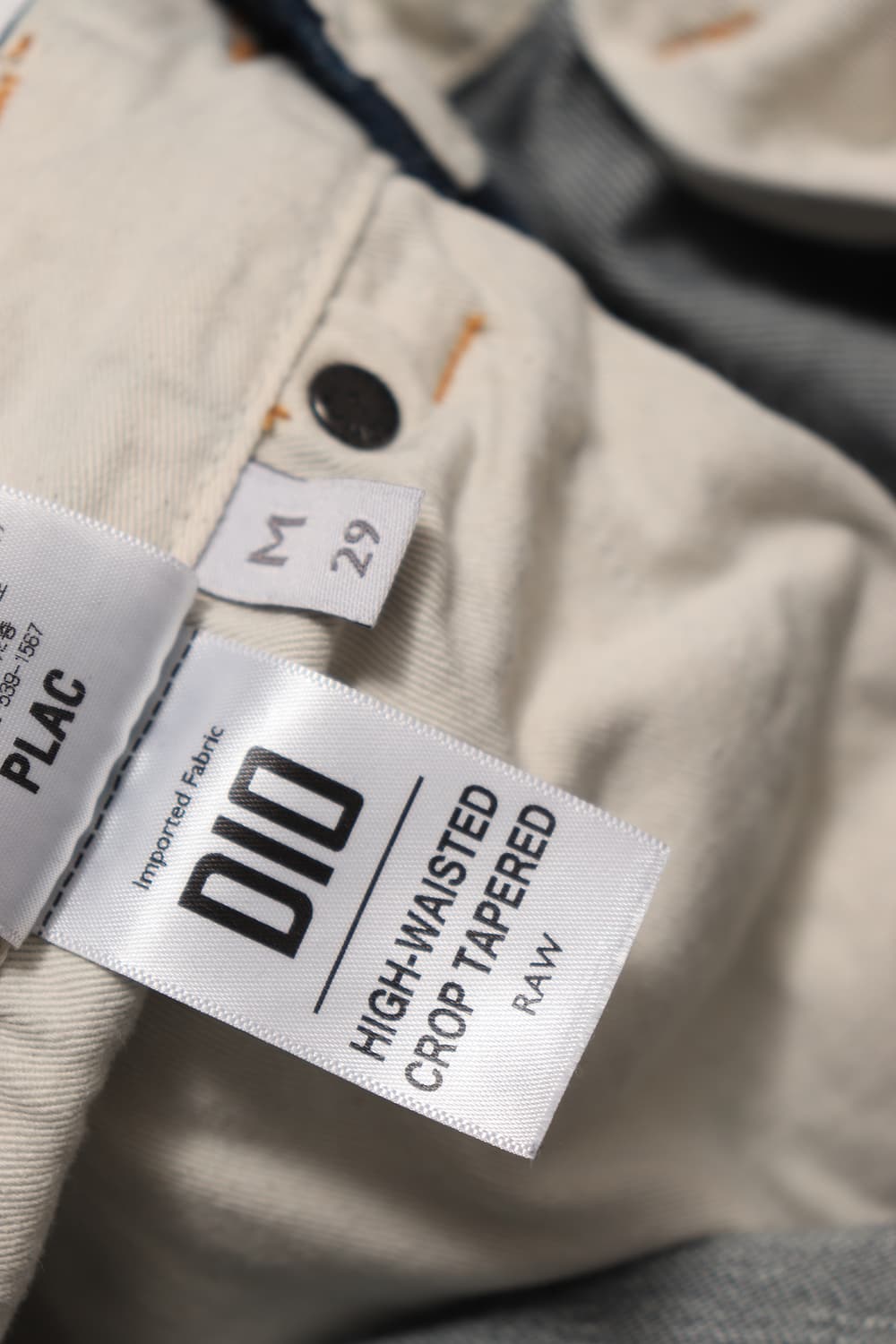 PLAC 하이 워시드 크롭 테이퍼드 진 size 29 상품이미지7