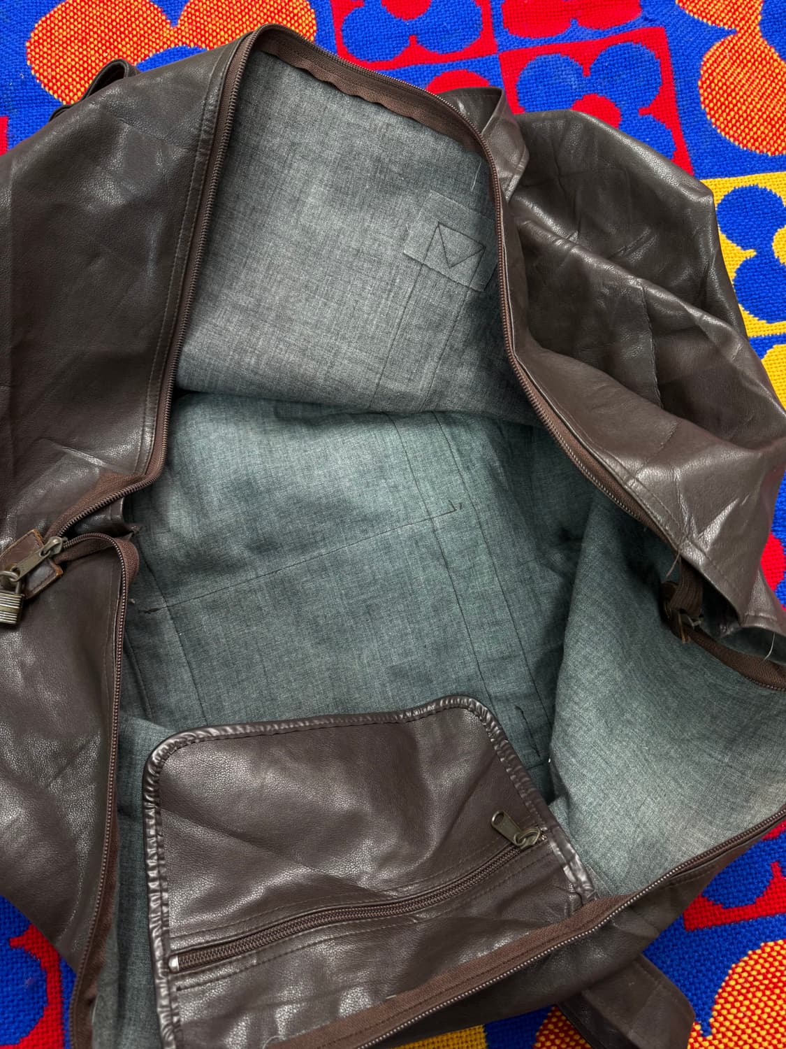 빈티지 레더 보스턴 백 상품이미지9