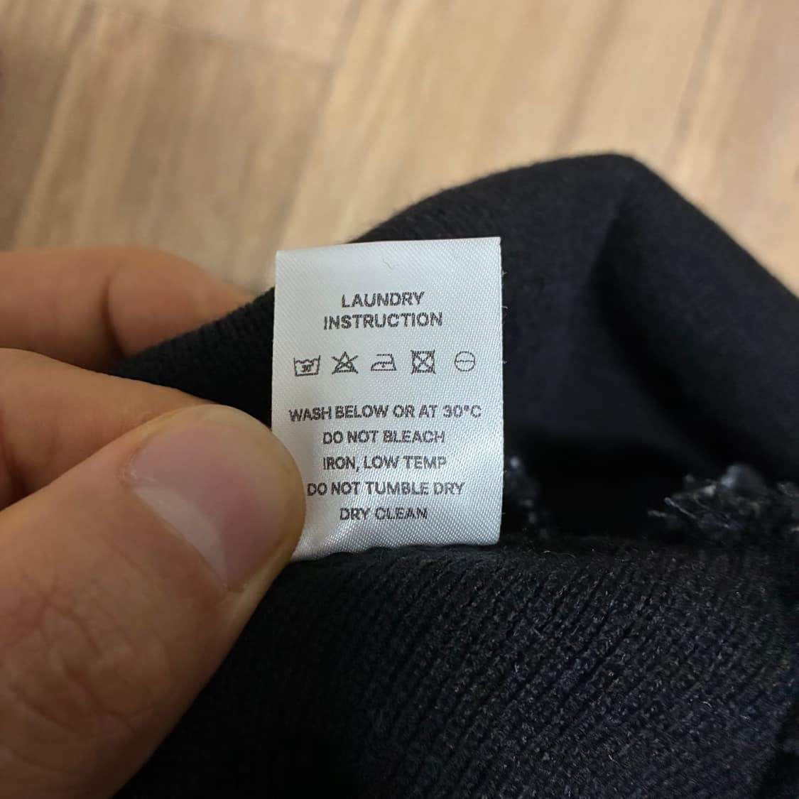 [새상품] 프로세스 블랙 비니 상품이미지4