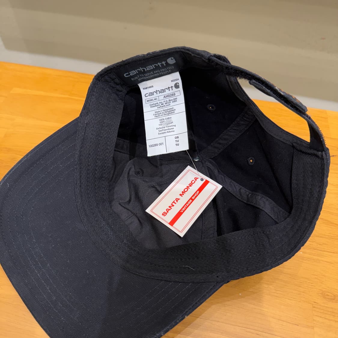 칼하트 가죽패치 볼캡 U1015 상품이미지4