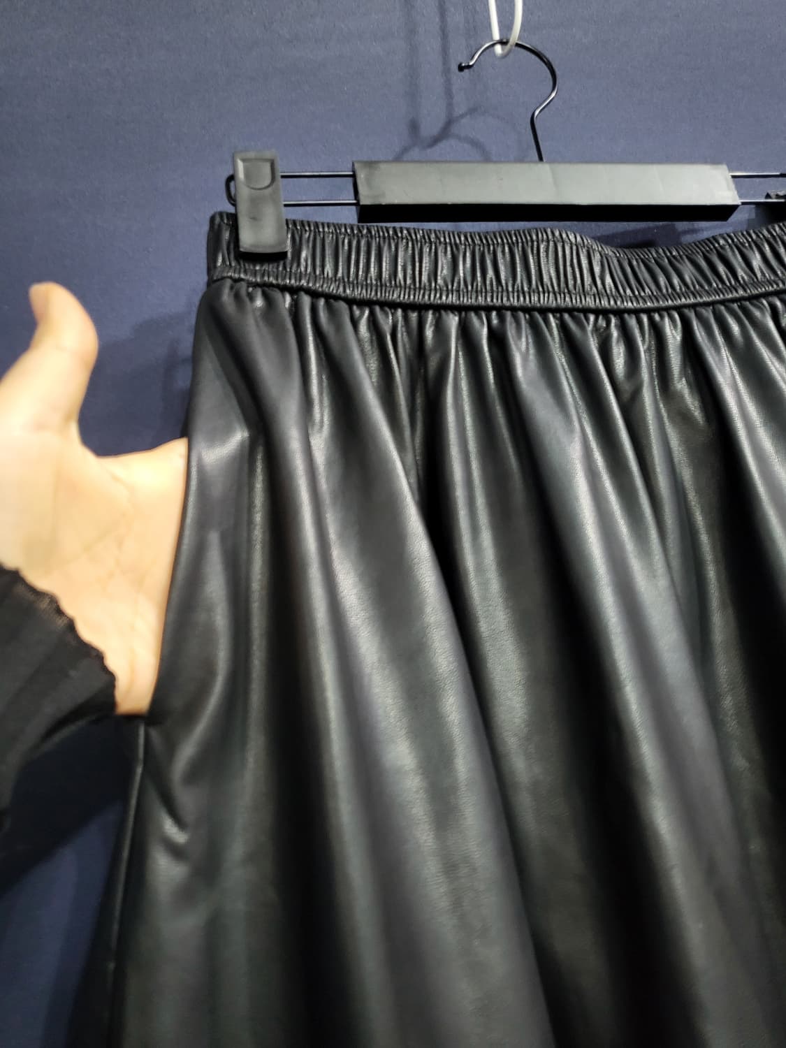 레더 밴드 후리아 스커트 상품이미지2